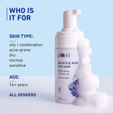 Plum 1% Encapsulated Salicylic Acid Foaming Face Wash – Deep Cleansing & Gentle Exfoliation (110ml) image 3
