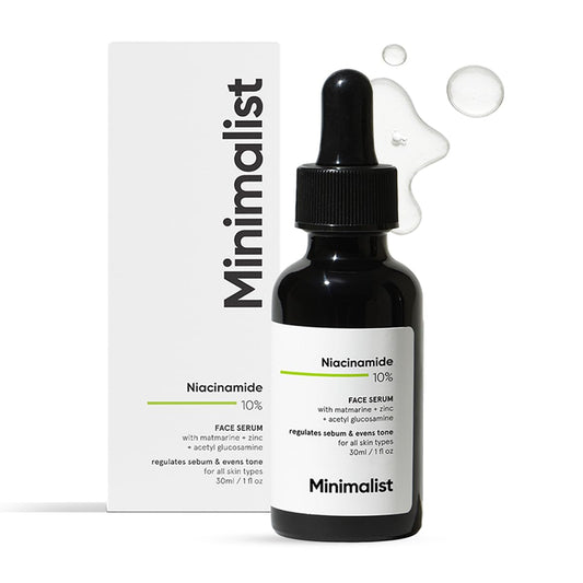 Minimalist Oil Control & Anti-Acne 10%  Niacinamide Face Serum with Zinc |-30ml image 1