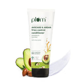 Plum Avocado & Argan Frizz Control Conditioner For Frizzy, Curly & Wavy Hair :- 175 ml image 1