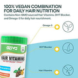 OZiva Hair Vitamins (With Dht Blocker & Omega 3) 60 capsules image 3