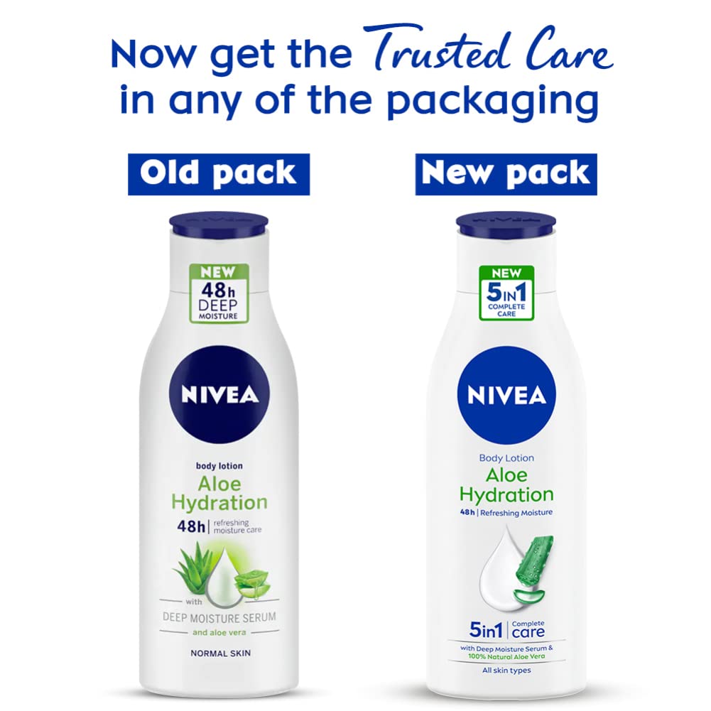 NIVEA Aloe Hydration Body Lotion 200 ml -For Men & Women image 2