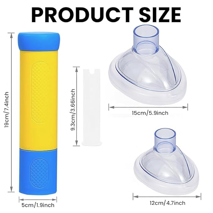 Anti Choking Device, Choking Rescue Device for Kids and Adults with 2 Mask, Portable image 2