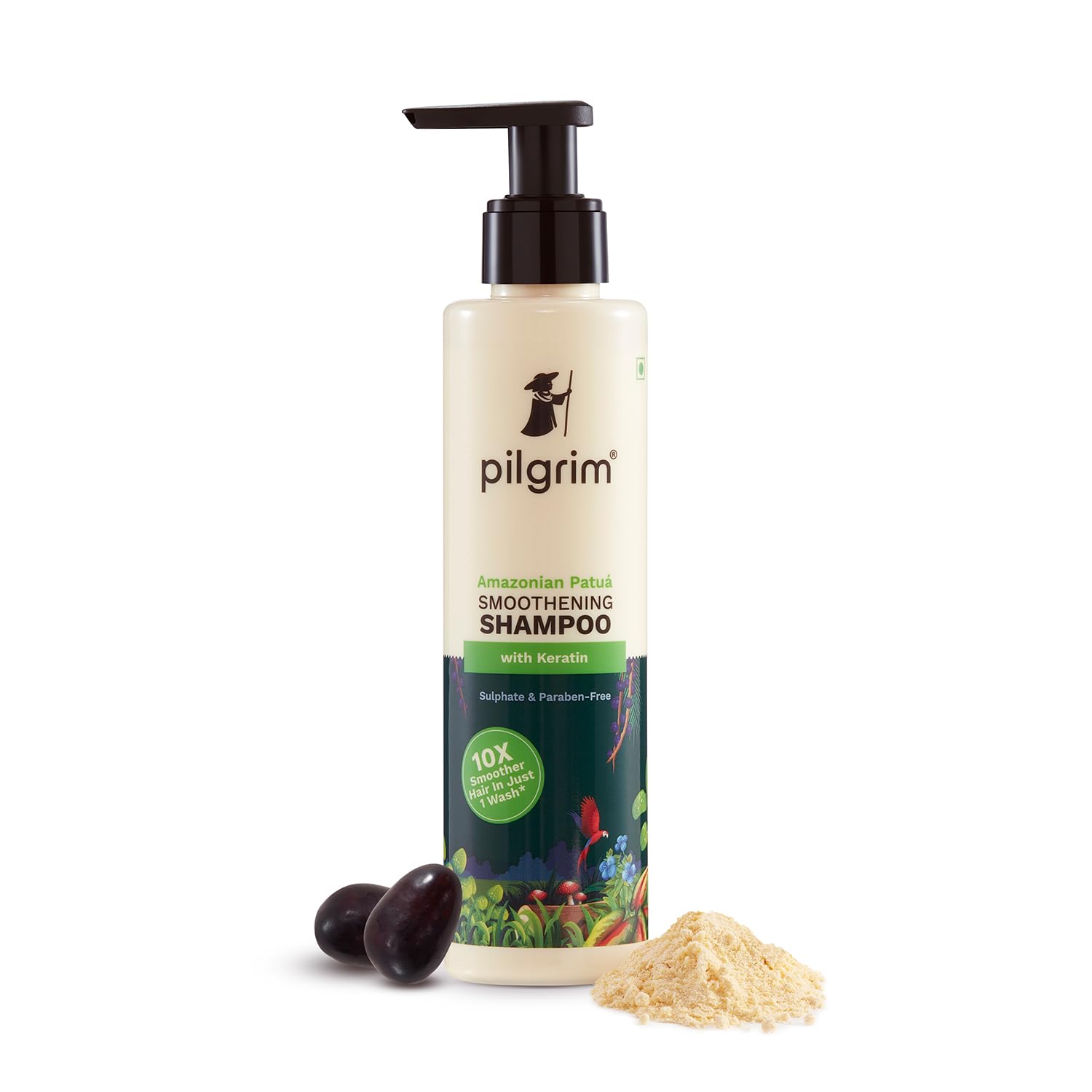 Pilgrim Patuá & Keratin Hair SMOOTHENING SHAMPOO 200 ml image 1