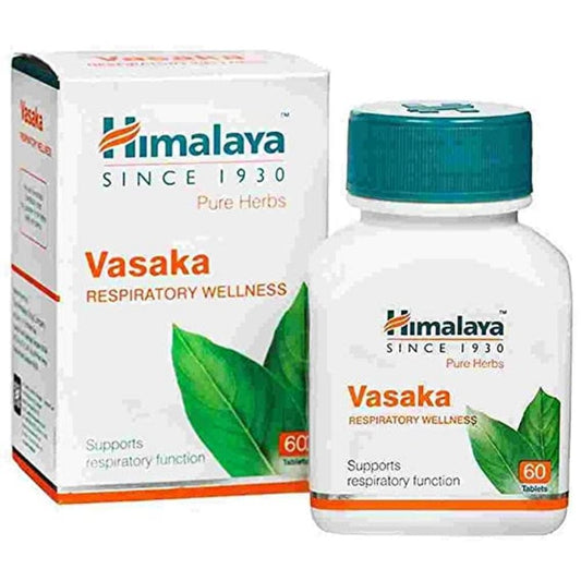 Himalaya Herbals Vasaka Respiratory Wellness 60 tabs image 1