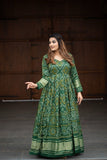 Gaji Silk With Bandhej Print Long Anarkali Gown Dresses image 7