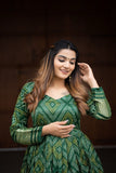 Gaji Silk With Bandhej Print Long Anarkali Gown Dresses image 8
