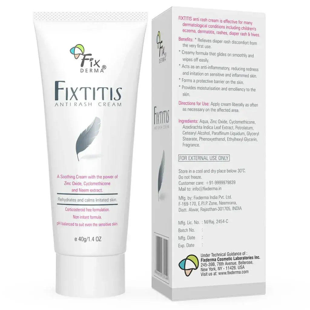 Fixderma Fixtitis Anti-Rash Cream -40 gm image 2