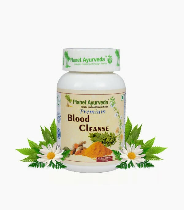 Planet Ayurveda Premium Blood Cleanse Capsules - 60 tabs image 1