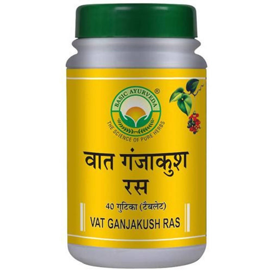 Basic Ayurveda Vat Ganjakush Ras - 40 Tablets image 1