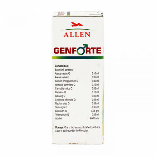 Allen Homeopathy Genforte Male Tonic image 5