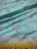 Banarasi Soft Silk Saree With Blouse image 5