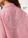 Angel Eyes Women Boyfriend Shirts image 5