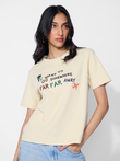 Textured T-shirt: Far Away Women Relaxed Fit T-Shirts image 1