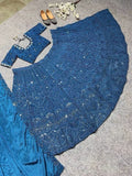 Heavy Silk Embroidery Work Lehenga Blouse With Dupatta image 5