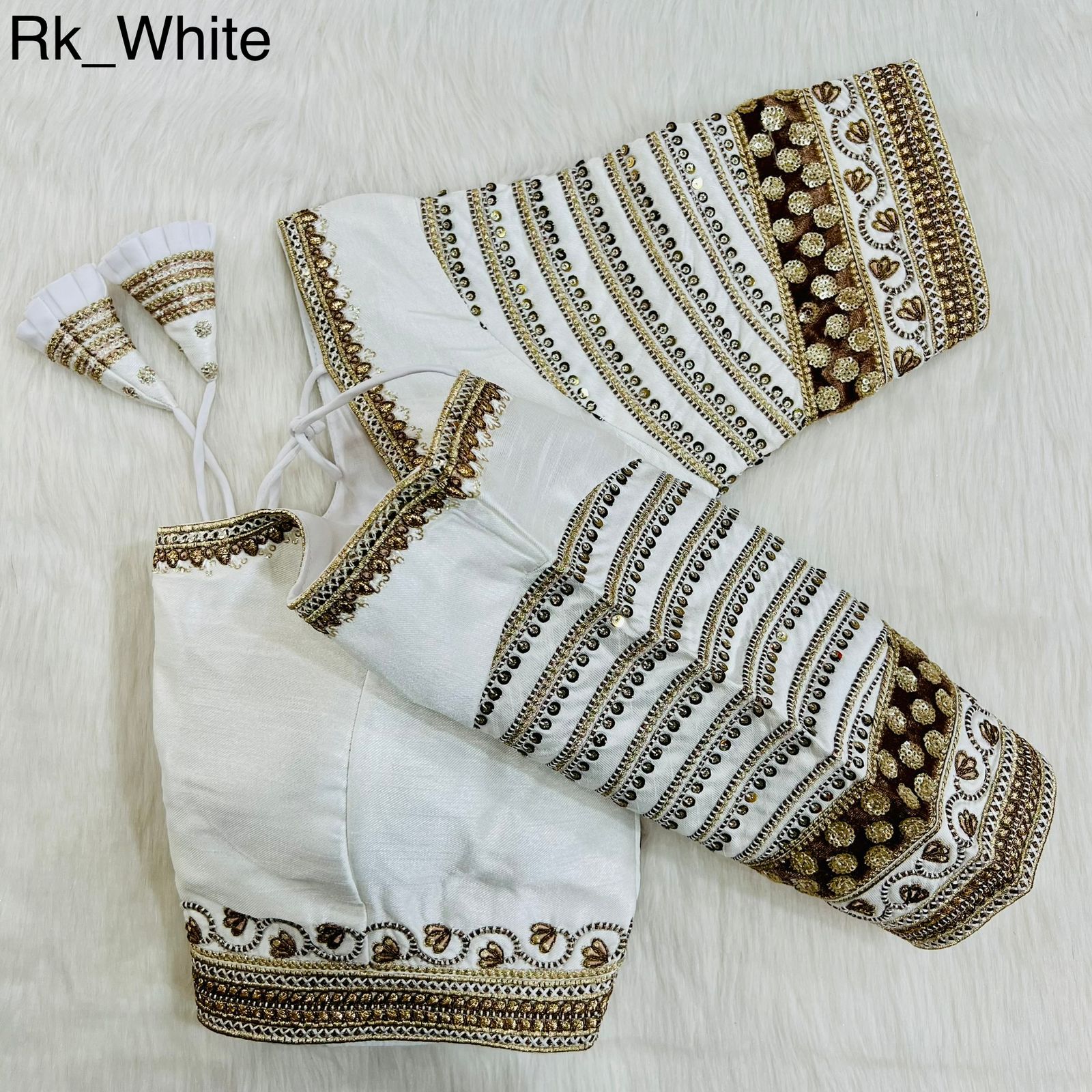 Readymade Cobra Silk Blouse Wedding Bridal Saree Blouse image 7