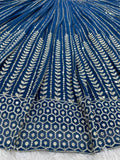 Blue Fox Georgette Sequence Work Lehenga image 5
