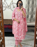 Pure Soft Cotton Salwar Kameez With Dupatta image 1