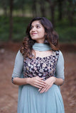 Faux Georgette Embroidery Work Dress With Dupatta image 5