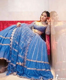 Faux Georgette 3 MM Sequence With Zari Embroidery Work Lehenga Choli With Dupatt image 5