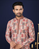 Designer Heavy Cotton Men'S Kurta Pajama Set image 3