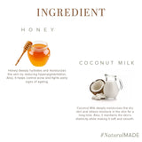 Khadi Natural Herbal Coconut Milk & Honey Soap | Pack of 3 image 5