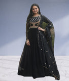 Faux Blooming with Sequins Embroidered work Anarkali Gown Long Dress image 5