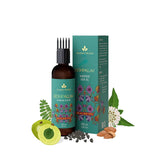 Avimee Herbal Keshpallav Hair Oil (100 ml) & Hairtone PV 1 Scalp Spray (100 ml) & Madhu Plus Hair Serum (50 ml) Combo Pack Golden Brown image 5