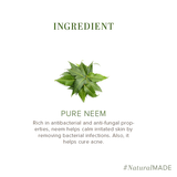 Khadi Natural Pure Neem Soap, 125g Herbal Bathing Soap for Acne Natural Soap with Essential Oils Anti-Bacterial Soap Suitable for All Skin Types image 5