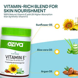 OZiva Plant Based Natural Vitamin E (With Argan oil + Aloe vera) - 30 Veg Capsules image 5