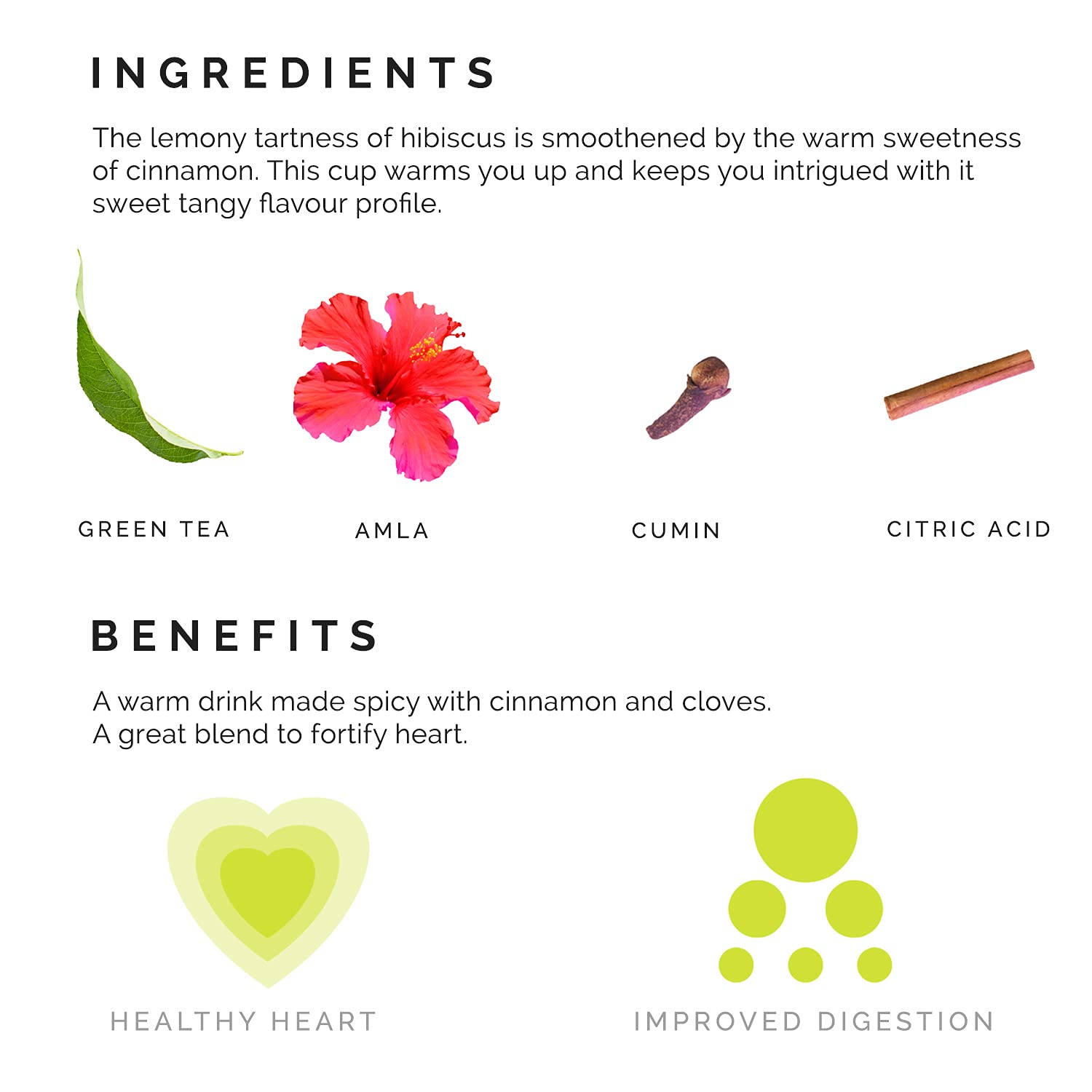 Teabox Organic Hibiscus Cinnamon Clove Green Tea Loose Leaves - 100 gm image 5