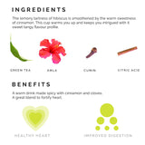 Teabox Organic Hibiscus Cinnamon Clove Green Tea Loose Leaves - 100 gm image 5
