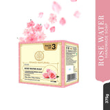 Khadi Natural Herbal Rosewater Soap, 125g - Pack of 3 image 5