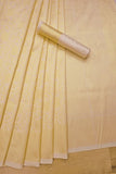 Gold Soft Lichi Silk Saree image 2