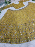 Beautiful Classic Style Indian Rangoli Silk Lehenga Choli With Dupatta image 5
