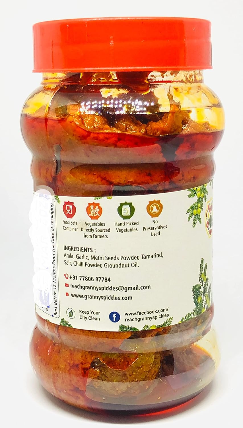 Granny's Pickles Amla Pickle - 250 gm image 5