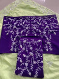 Dolla Silk Embroidery Work Saree image 5