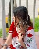 Pure Soft Chanderi Cotton Saree With Full Stiched Blouse image 5