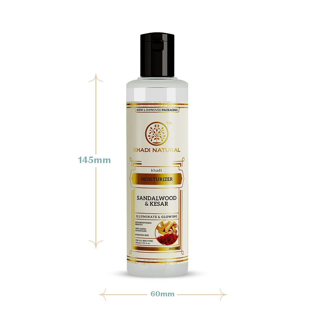 Khadi Natural Sandalwood and kesar Moisturizer- pack of 2 image 5