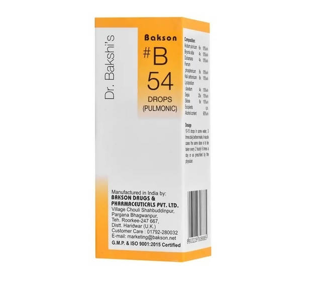 Bakson's Homeopathy B54 Drops image 1