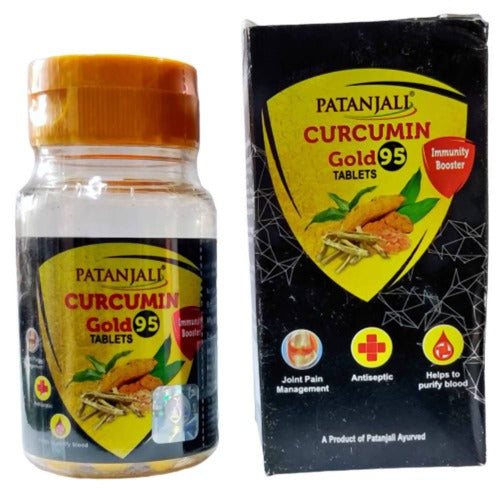 Patanjali Curcumin Gold Tablets image 1