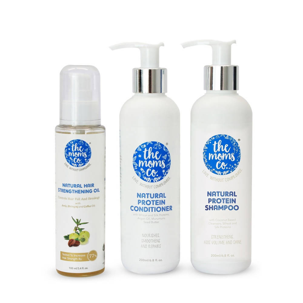 The Moms Co Natural Anti-Hair Fall Complete Care Kit image 1