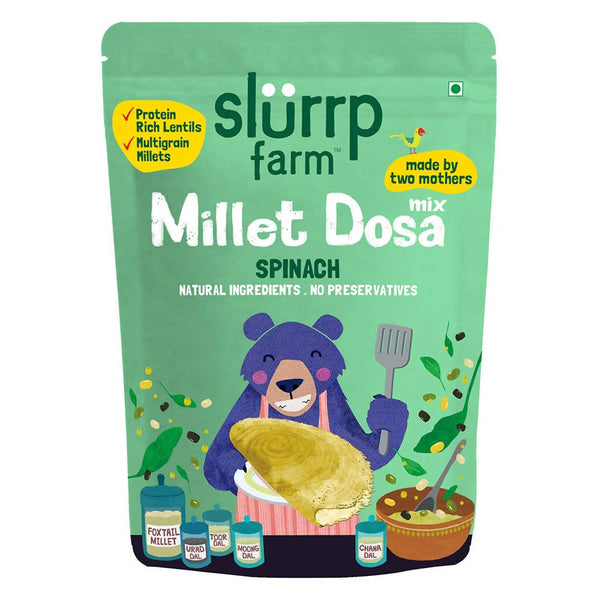 Slurrp Farm Spinach Millet Dosa Mix - 150 gms image 1