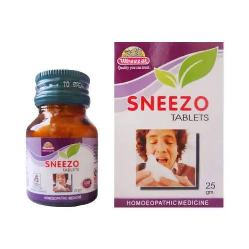 Wheezal Homeopathy Sneezo Tablets image 1