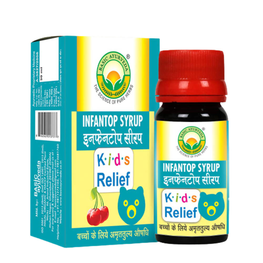 Basic Ayurveda Infantop Syrup Kids Relief - 30 ml image 1