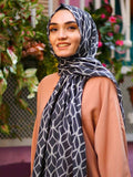 Geometric Printed Pashmina Cotton Dupatta Scarf Head Cover J5768 image 6