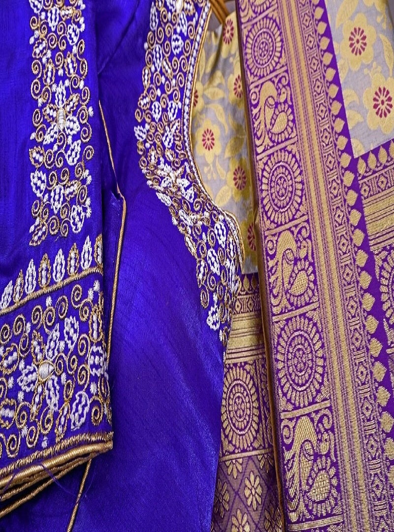 Soft Lichi Silk Kanjivaram Saree image 6