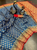Pure Soft Khadi Georgette Silk Women Saree image 7