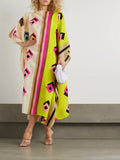 Women's French Moss Digital Printed Casual Wear Kaftans J5691 image 6