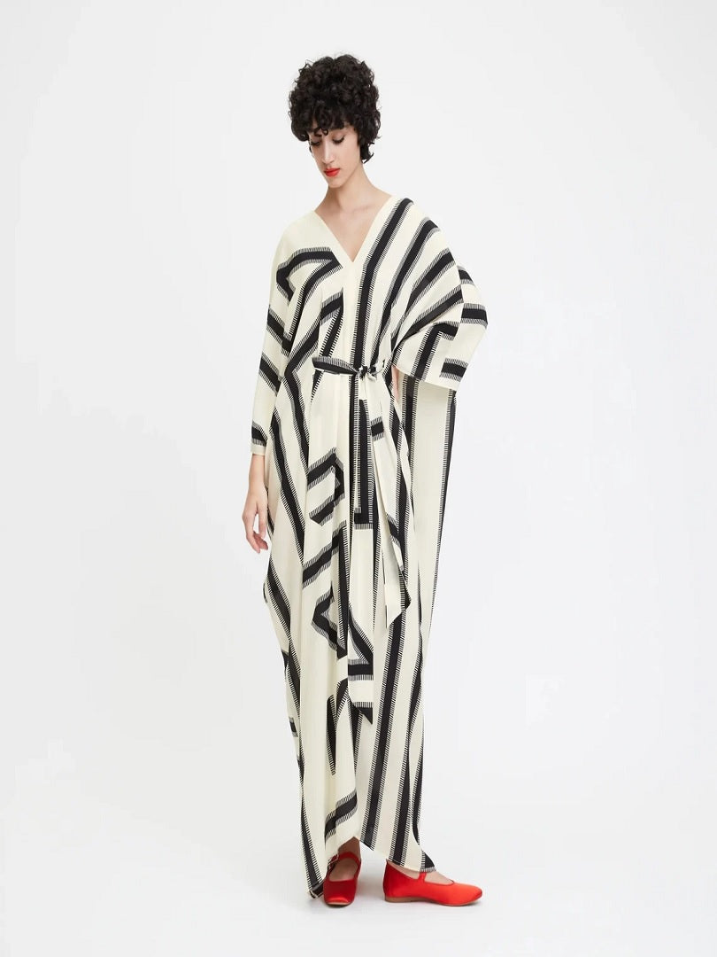 Lounge Wear French Moss Belt Style Kaftan (Free Size) J5716 image 6
