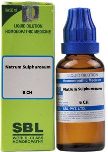 SBL Homeopathy Natrum Sulphurosum Dilution - 30 ml image 2